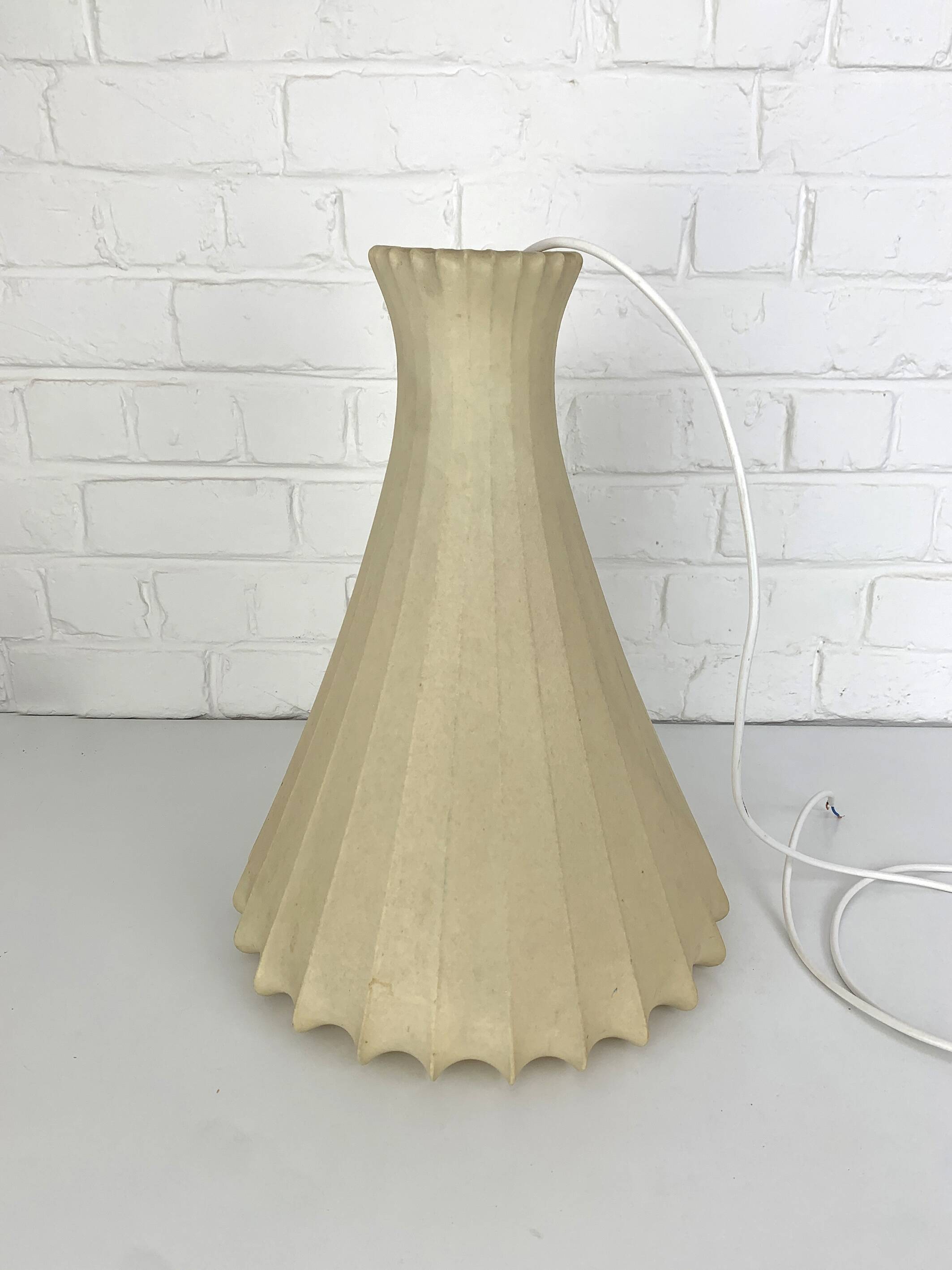 Large Cocoon Pendant Lamp, Friedel Wauer for Goldkant Leuchten, 1960s