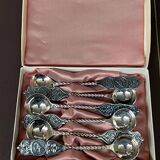 Teaspoons in their original box.