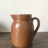 Set of 3 glazed stoneware jugs