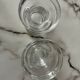 Designer glass candle holders