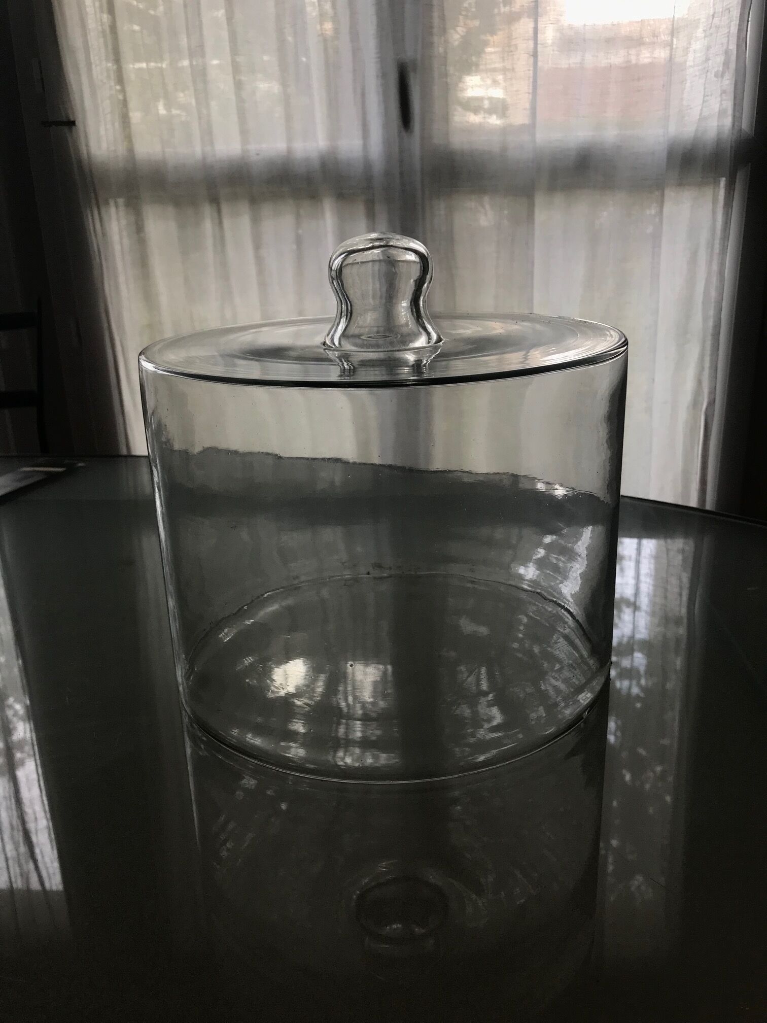 Glass bell for food preservation