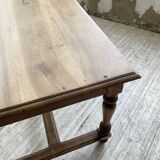 2m walnut drapery farm table
