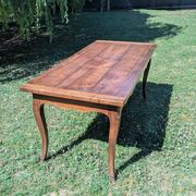 Louis XV style farmhouse table in solid wood - 175 cm