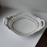 White porcelain basket