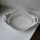 Corbeille en porcelaine blanche
