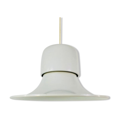 Suspension en métal blanc par Joe Colombo, Italie, 1950s