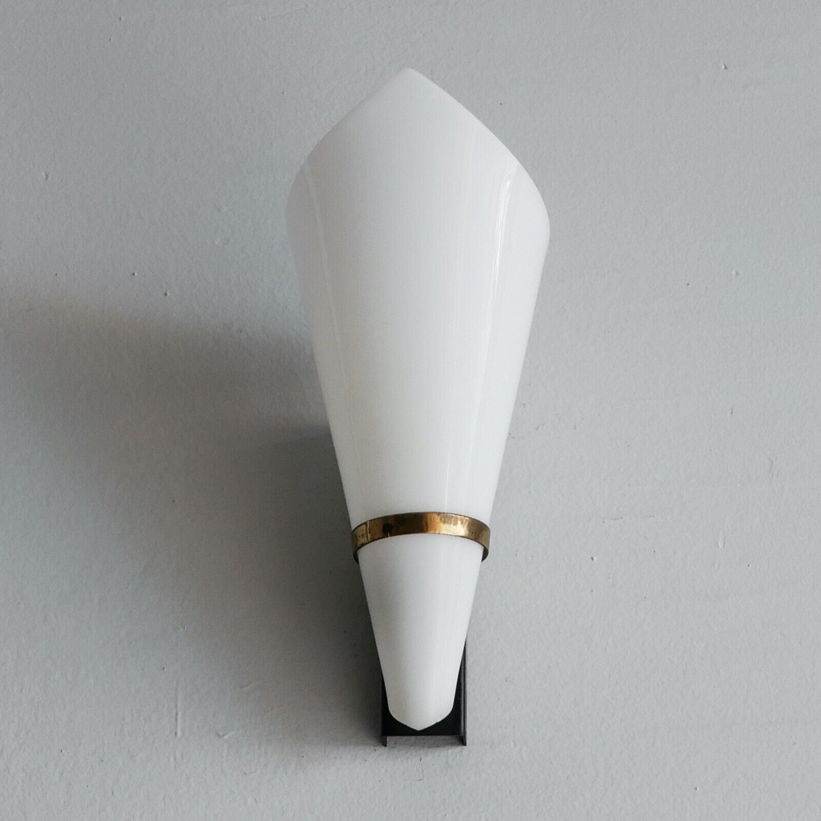 Appliques des années 50 - Plexiglas et laiton - Appliques murales - Stilnovo Arteluce Stilux