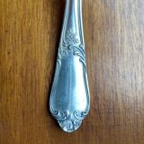 Silver metal salad servers