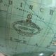 Vintage terrestrial globe 1965 German glass Columbus duo - 34 cm