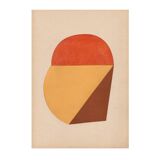 Collage on old paper - Jac -20x30cm - signed Eawy