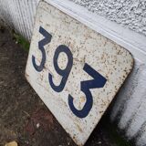 Enamelled plaque of the SNCF