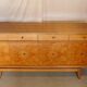 Enfilade scandinave en bois blond et teck
