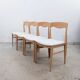 Set de 4 chaises scandinaves