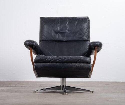 Swivel Armchair attributed to André Vandenbeuck for Strässle, 1960s