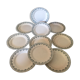 Set of 10 flat plates Moulin des Loups Hamage