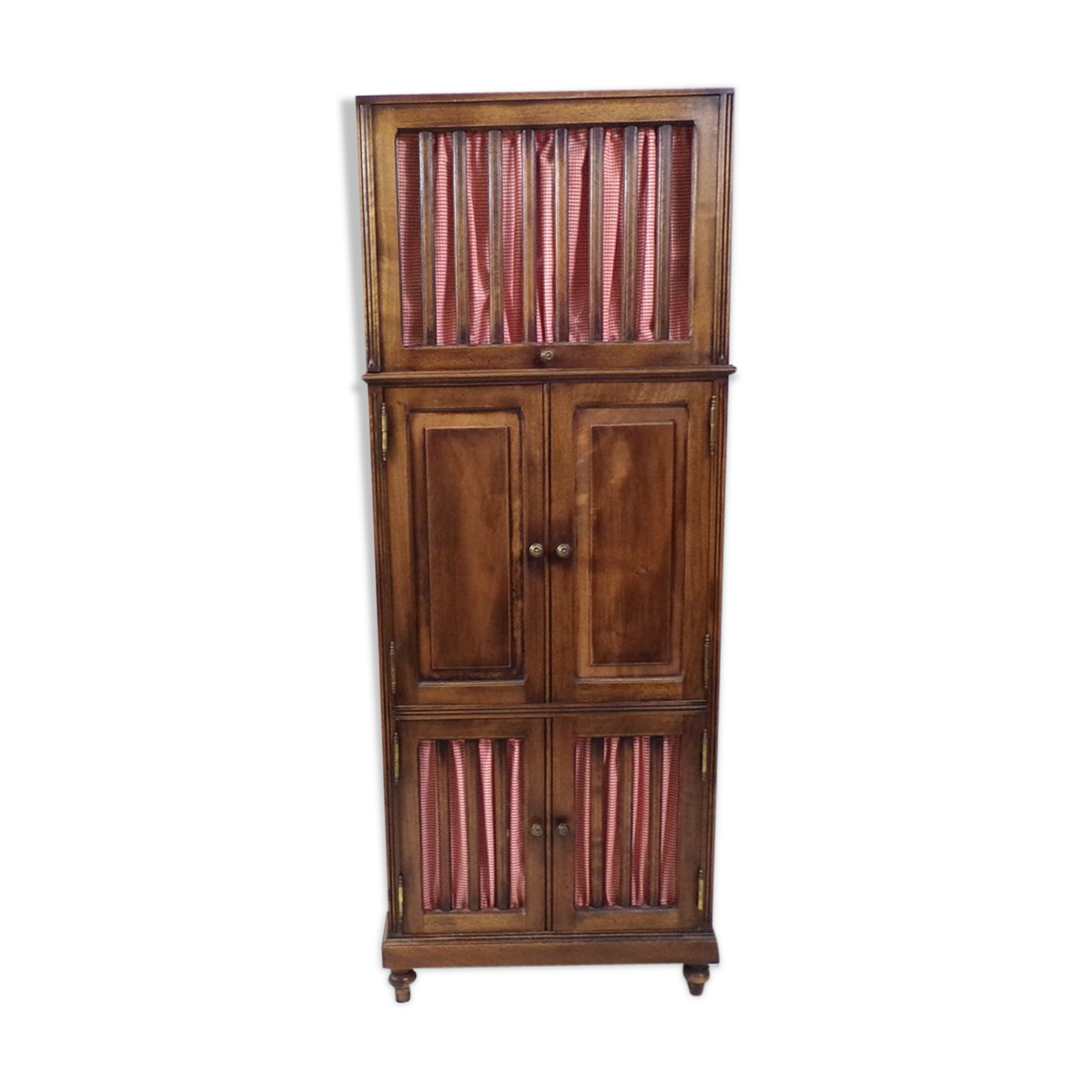 Former radio and music locker furniture