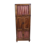 Former radio and music locker furniture