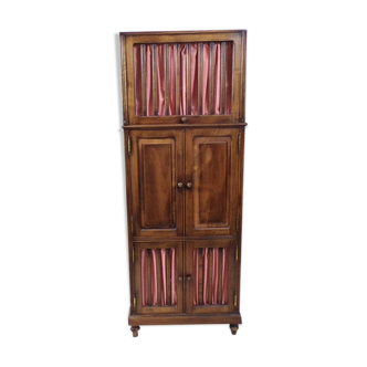 Former radio and music locker furniture