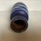 Vase bleu West Germany