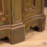 Painted corner cupboard in Venetian style of the 20th century