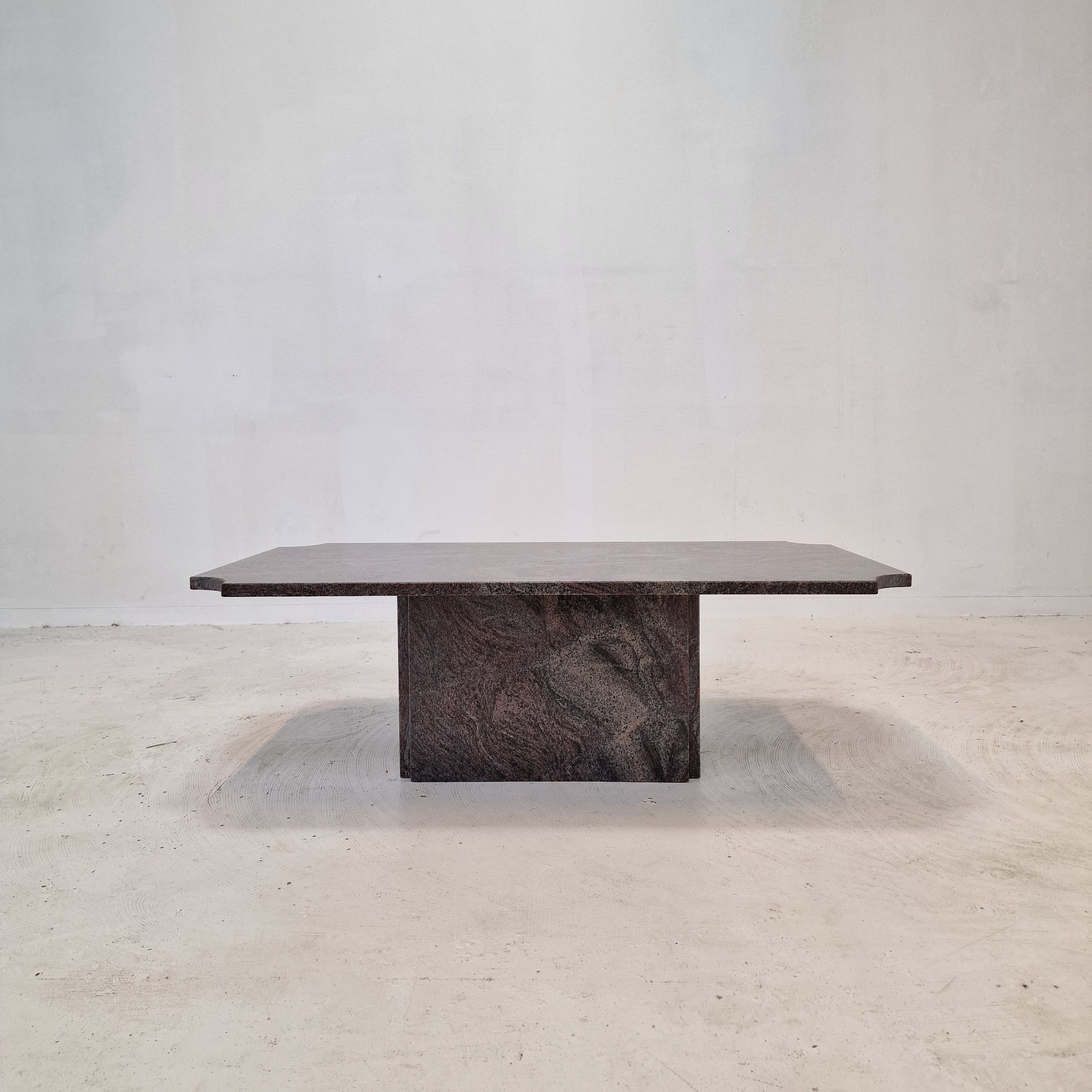 Granite coffee table, 1980s
