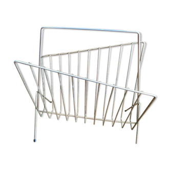 Porte revue vintage laiton métal doré années 50 60