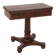 Victorian Burl Wood Folding Card Table, UK, 19th Century
