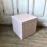 Cube tile / pink mosaic