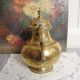 Vintage teapot signed brass decoration of North African style