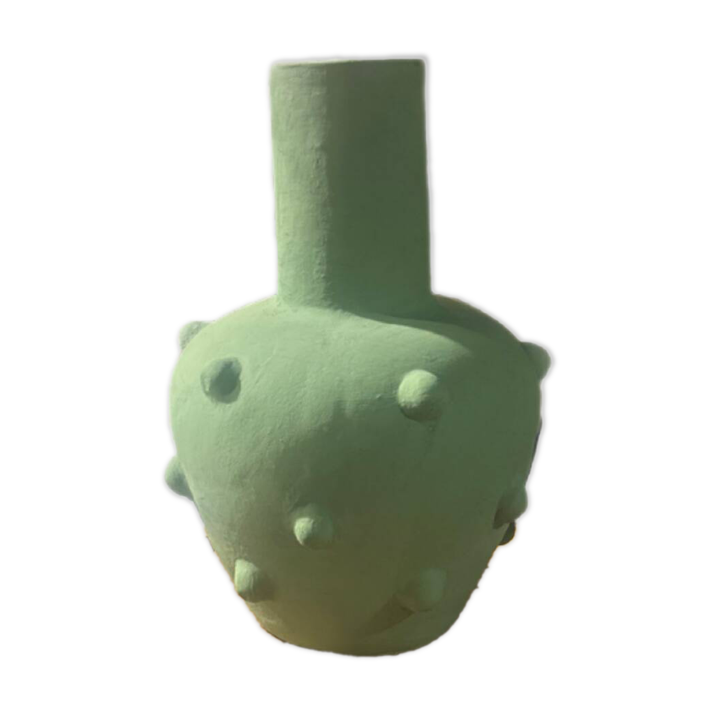 Green vase