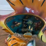 Lampe poisson en céramique