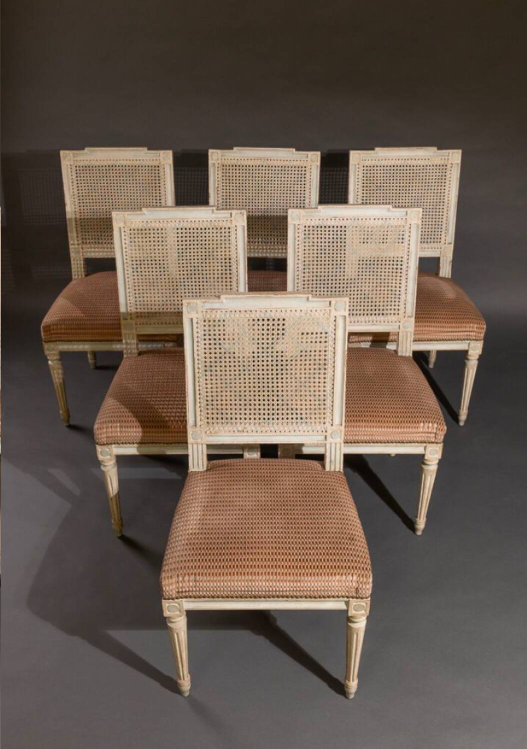 Set of 6 Louis XVI style chairs