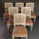 Set of 6 Louis XVI style chairs