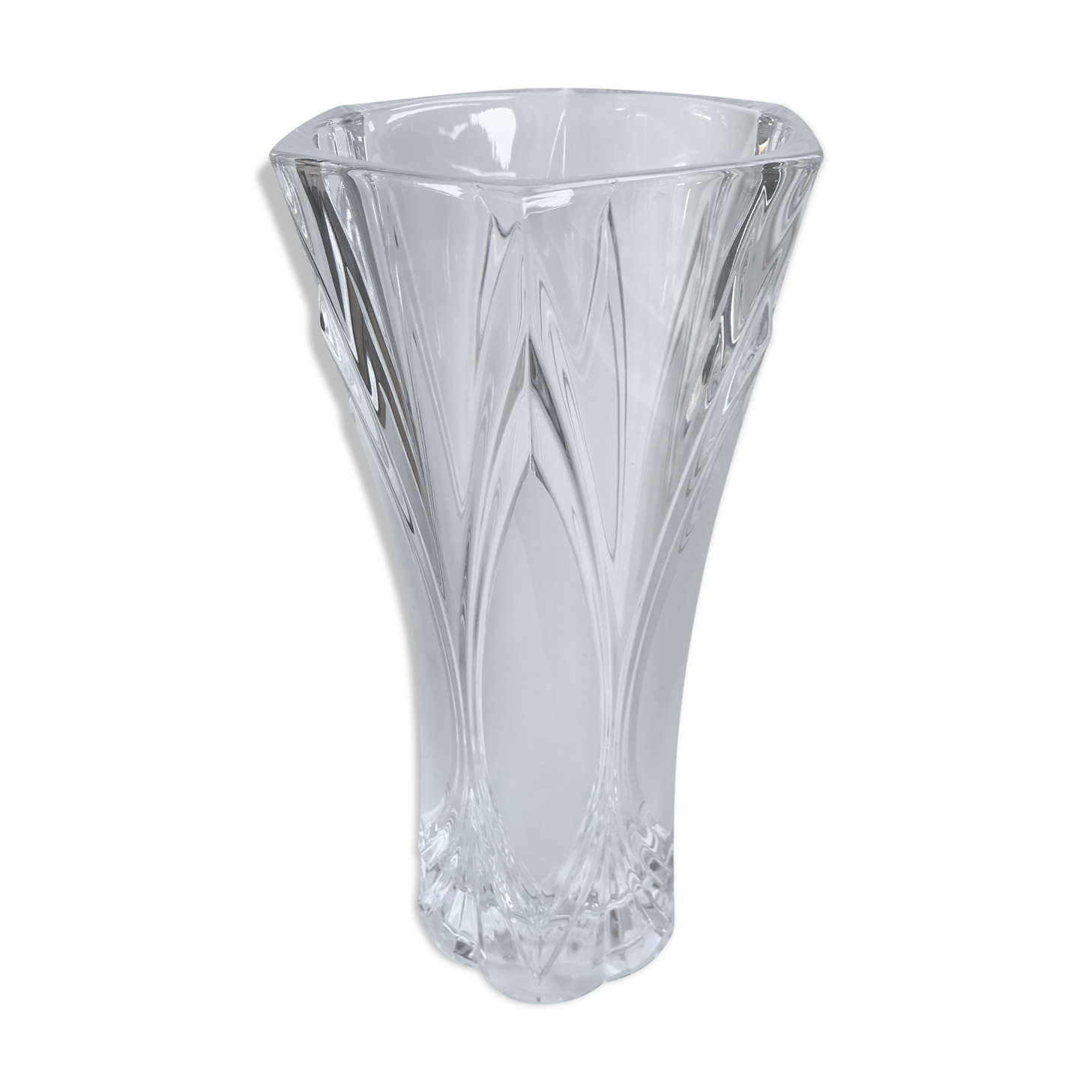 Art Deco crystal vase