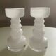 Paire de vases vintage en opaline