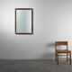Antique Facet-Cut Mirror in Carved Wood, France 1850s