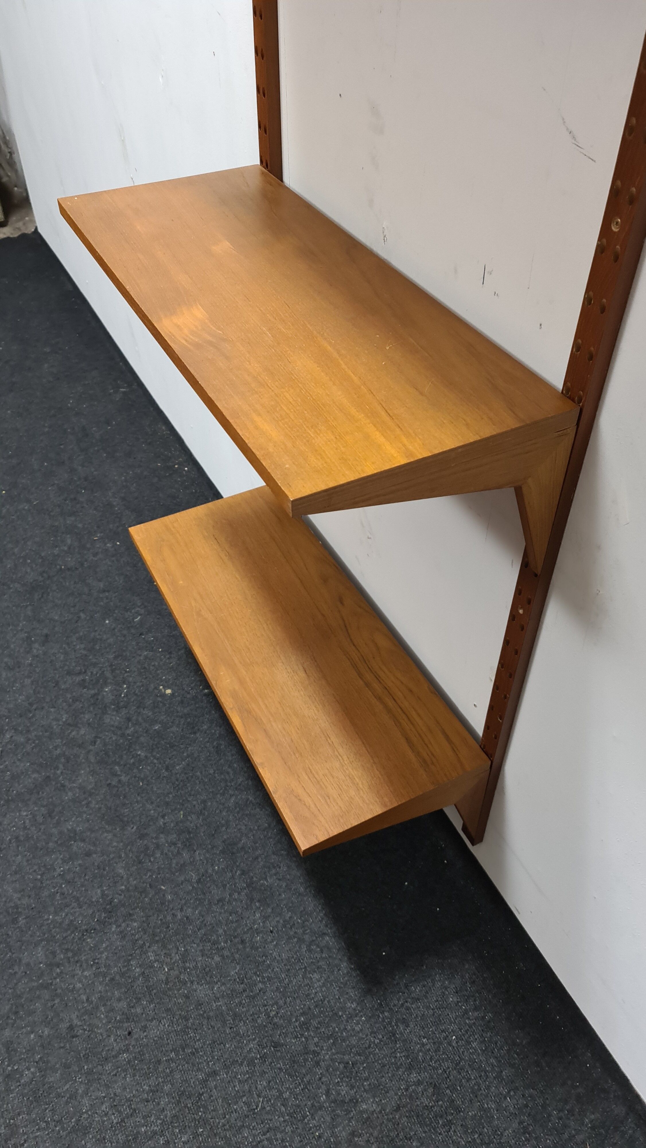 Système de mur en teck vintage par Poul Cadovious
