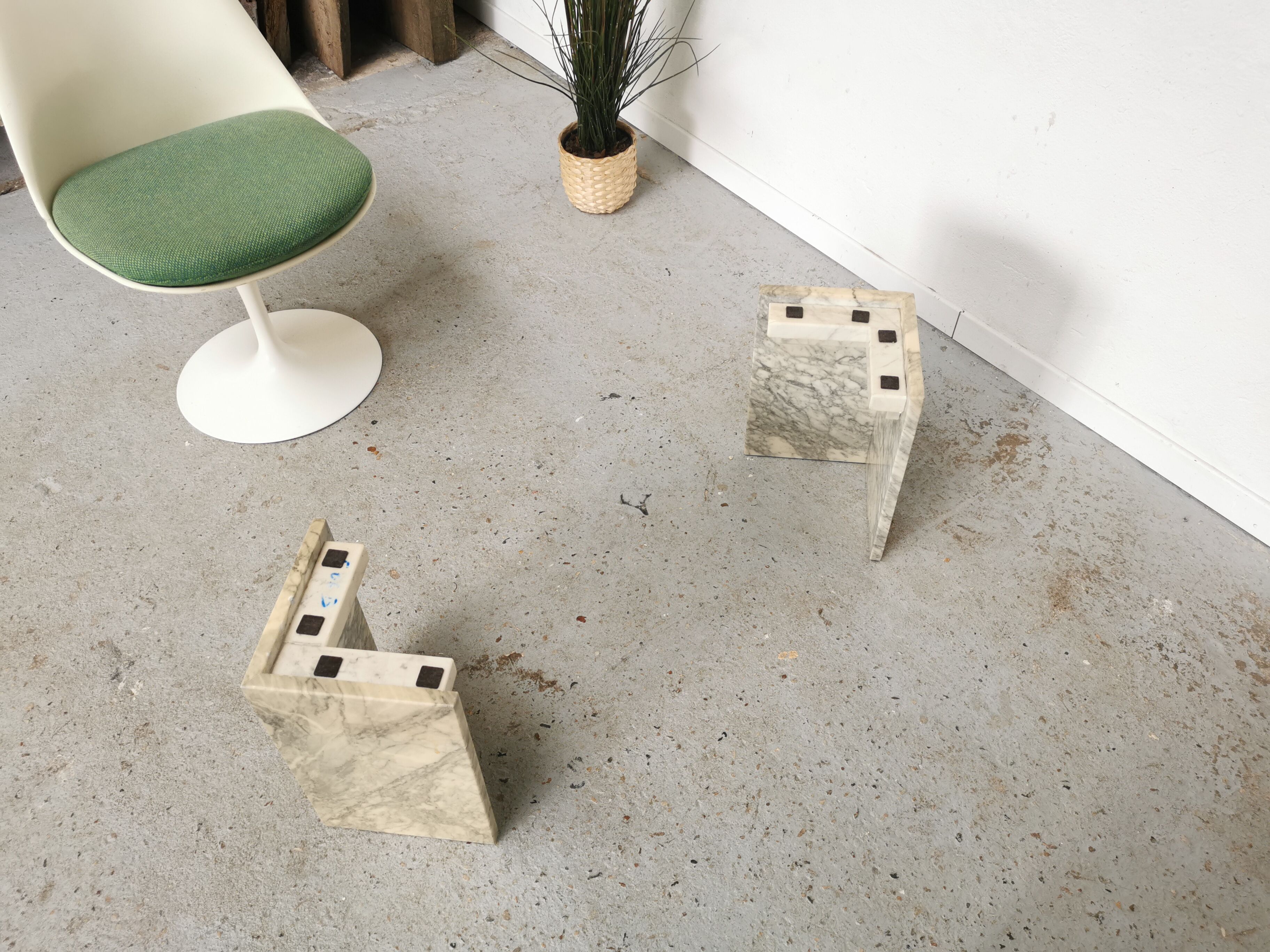 Table basse en marbre Roche Bobois