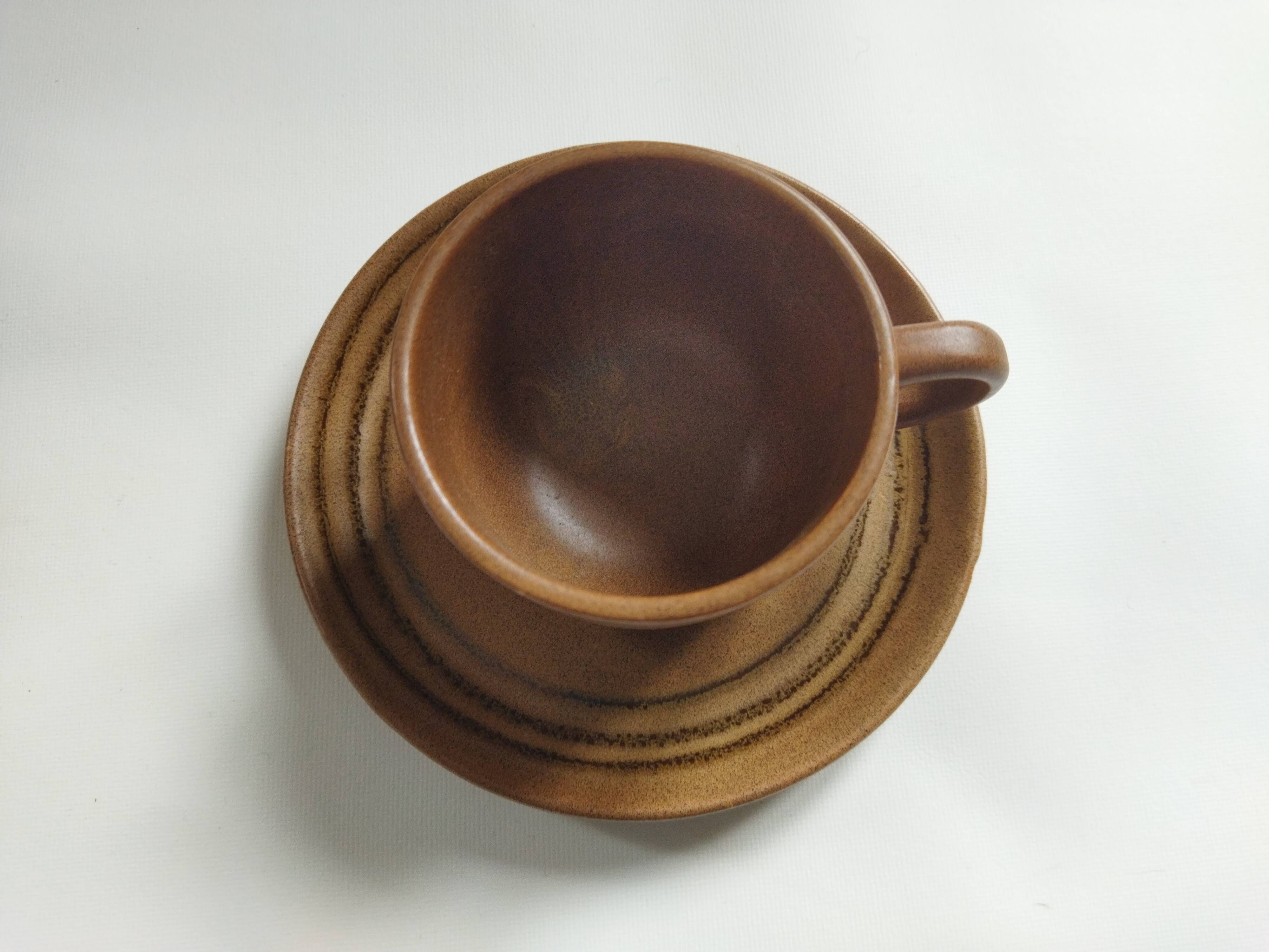 Sarreguemines "Savoie" coffee cups