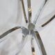 Coffee Table Chrome Spider Legs and Glass 1970s Italy