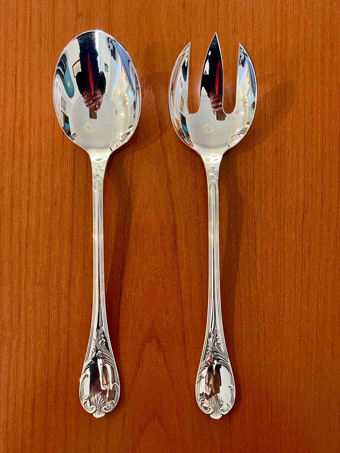 Christofle Marly salad serving cutlery