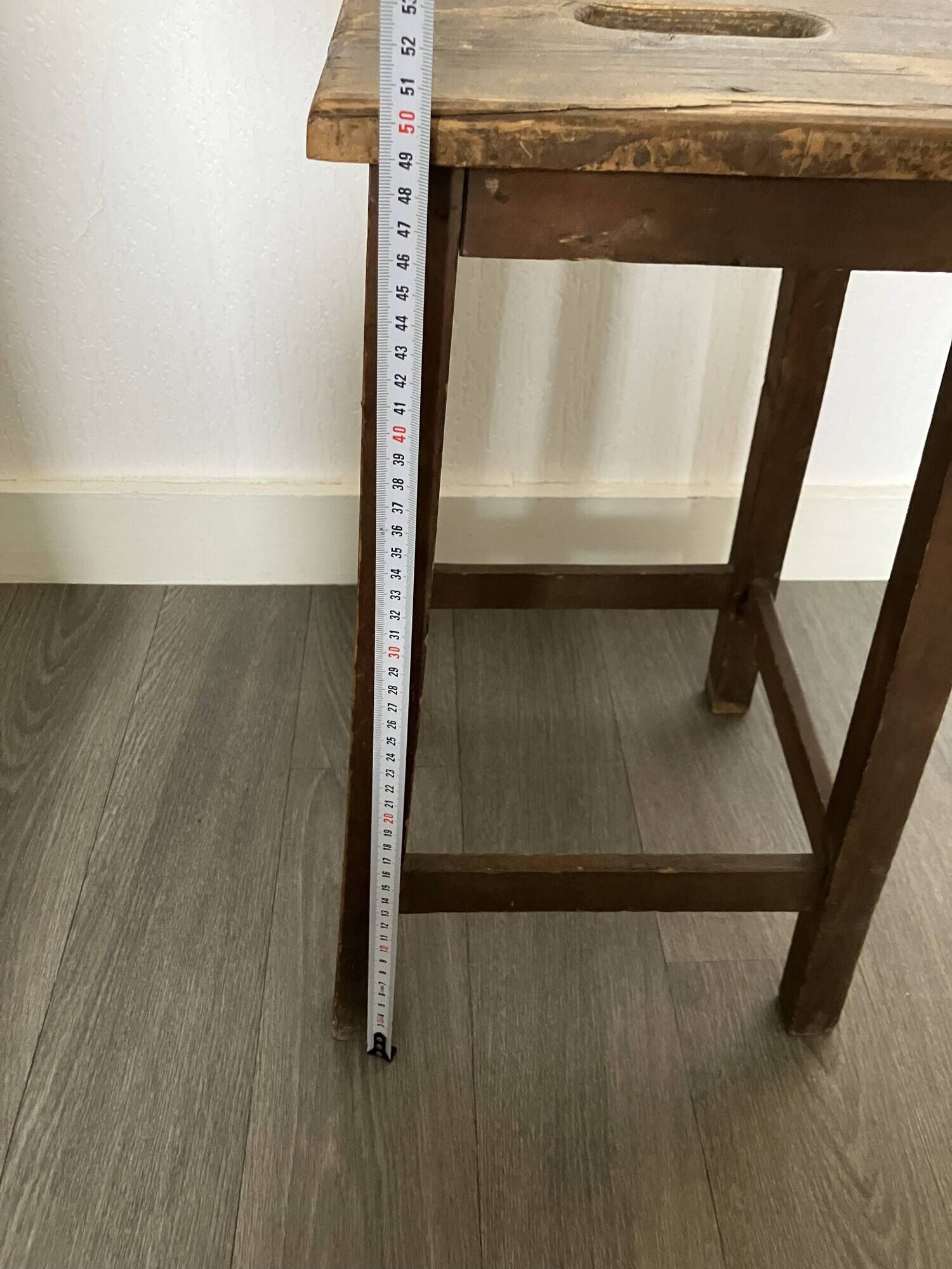 Small wooden stool