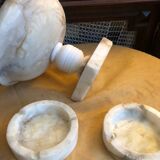 White marble cut