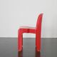 Red "Universale" chair by Joe Colombo / Kartell