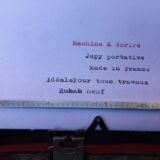 Machine à écrire Japy