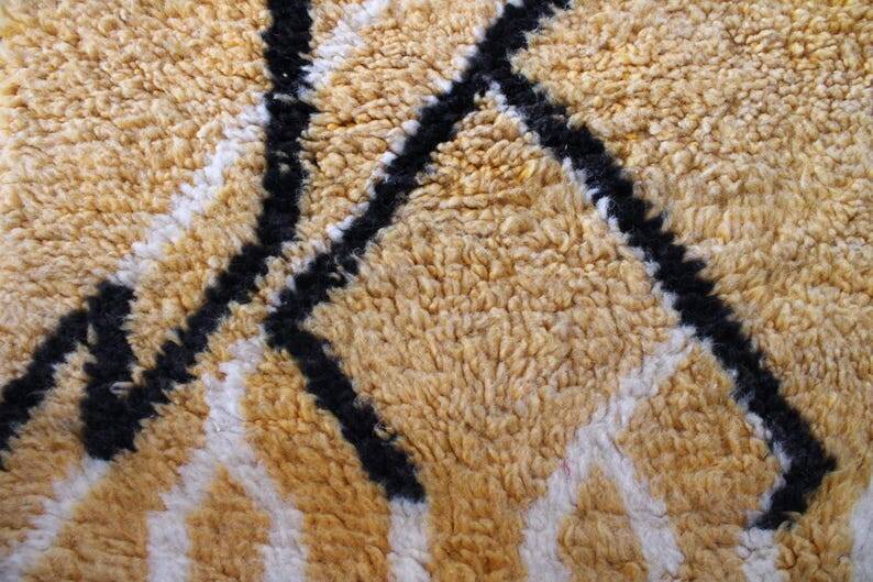 Yellow Berber rug 150/250cm