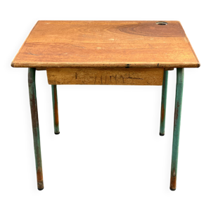 Bureau ecolier ancien - vert