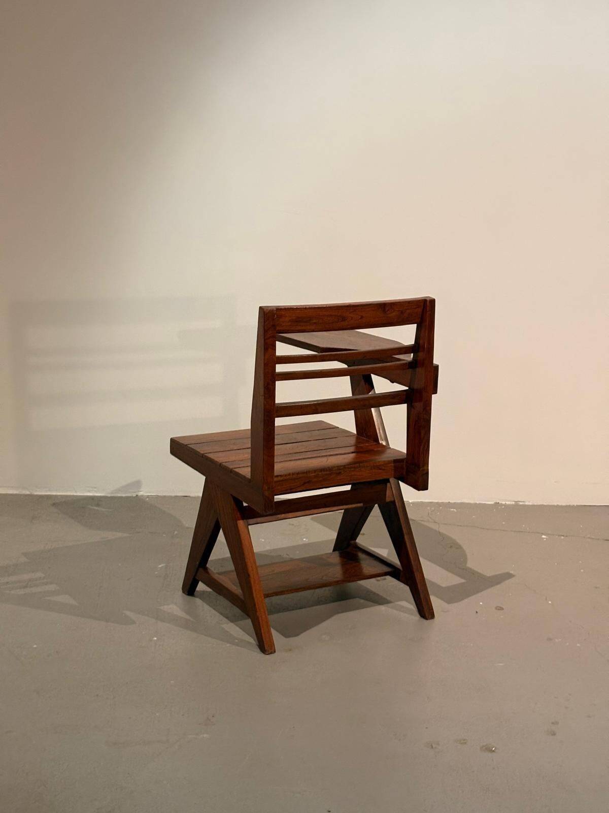 Pierre Jeanneret Original Armchair SI-26-C / Writing Chair, Mid-Century Modern