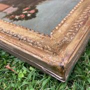 Antique painting - Scene from Antiquity - gilded wooden frame