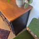 Vintage patinated black craft furniture style chest of drawers